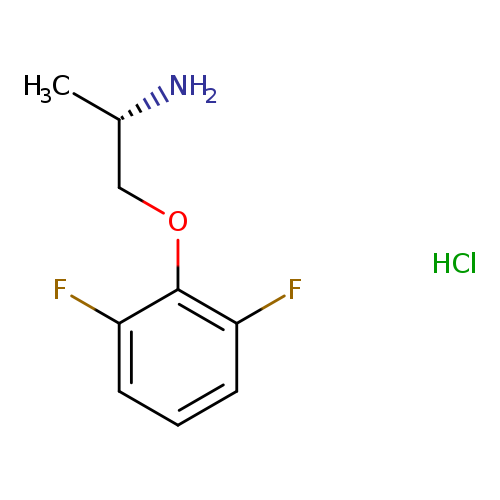 2-[(2S)-2-aminopropoxy]-1,3-difluorobenzene hydrochloride
