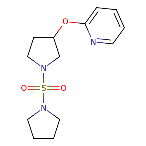 2-{[1-(pyrrolidine-1-sulfonyl)pyrrolidin-3-yl]oxy}pyridine