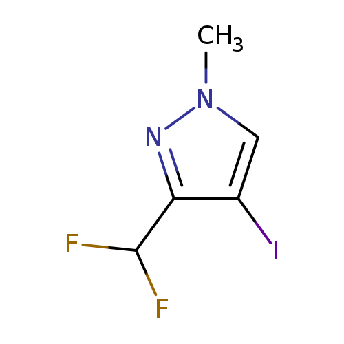 3-(difluoromethyl)-4-iodo-1-methyl-1H-pyrazole