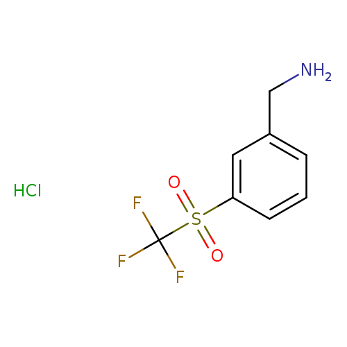 (3-trifluoromethanesulfonylphenyl)methanamine hydrochloride