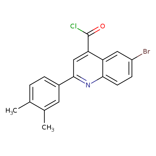 6-Bromo-2-(3,4-dimethylphenyl)quinoline-4-carbonyl chloride