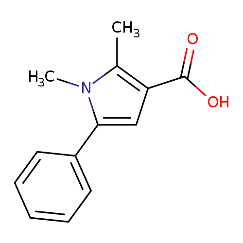 1,2-Dimethyl-5-phenyl-1H-pyrrole-3-carboxylic acid