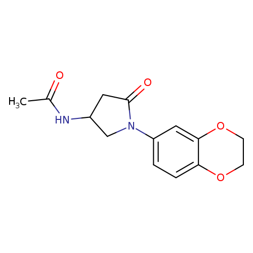 N-[1-(2,3-dihydro-1,4-benzodioxin-6-yl)-5-oxopyrrolidin-3-yl]acetamide