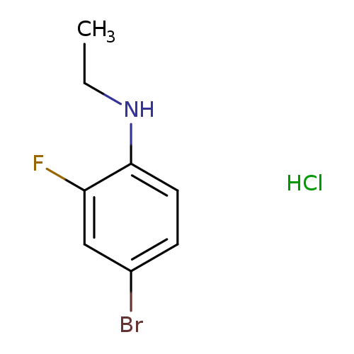 4-Bromo-N-ethyl-2-fluoroaniline HCl