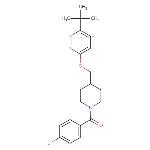 3-tert-butyl-6-{[1-(4-chlorobenzoyl)piperidin-4-yl]methoxy}pyridazine