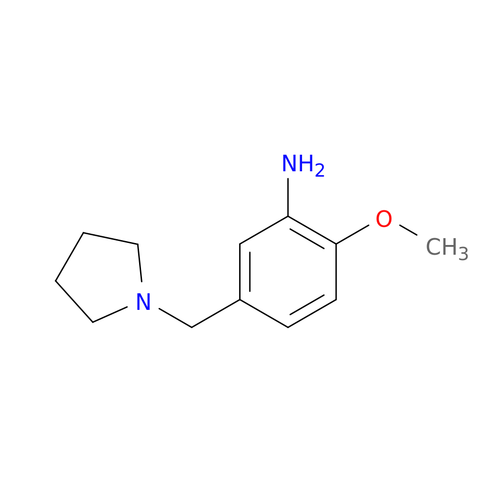 2-Methoxy-5-(pyrrolidin-1-ylmethyl)aniline