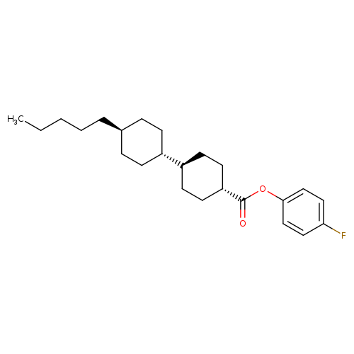 TRANS,TRANS-4-FLUOROPHENYL 4''-PENTYLBICYCLOHEXYL-4-CARBOXYLATE