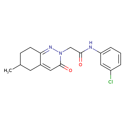 N-(3-chlorophenyl)-2-(6-methyl-3-oxo-2,3,5,6,7,8-hexahydrocinnolin-2-yl)acetamide