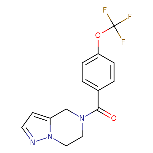 5-[4-(trifluoromethoxy)benzoyl]-4H,5H,6H,7H-pyrazolo[1,5-a]pyrazine