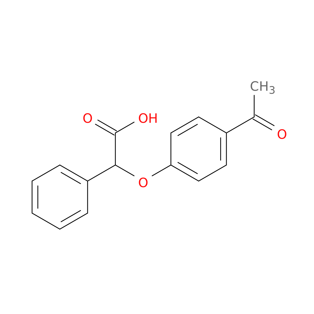 2-(4-ACETYLPHENOXY)-2-PHENYLACETIC ACID