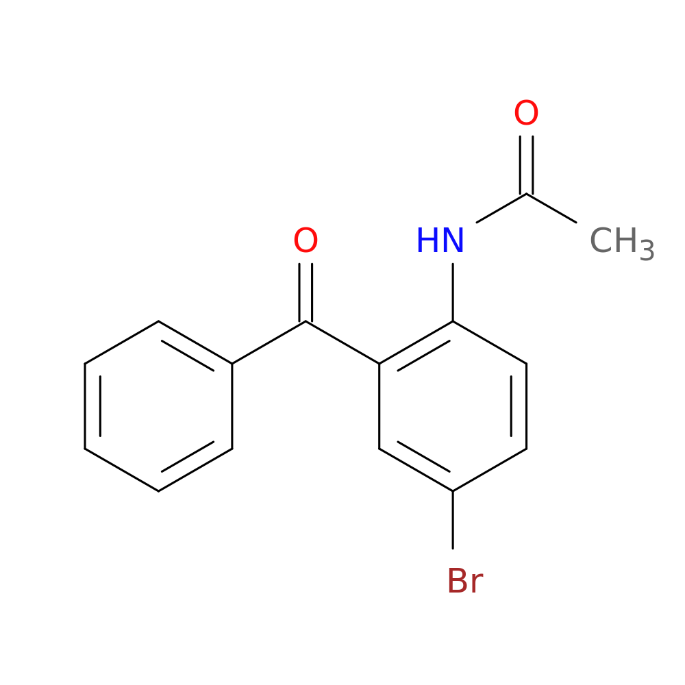 N-(2-benzoyl-4-bromophenyl)acetamide