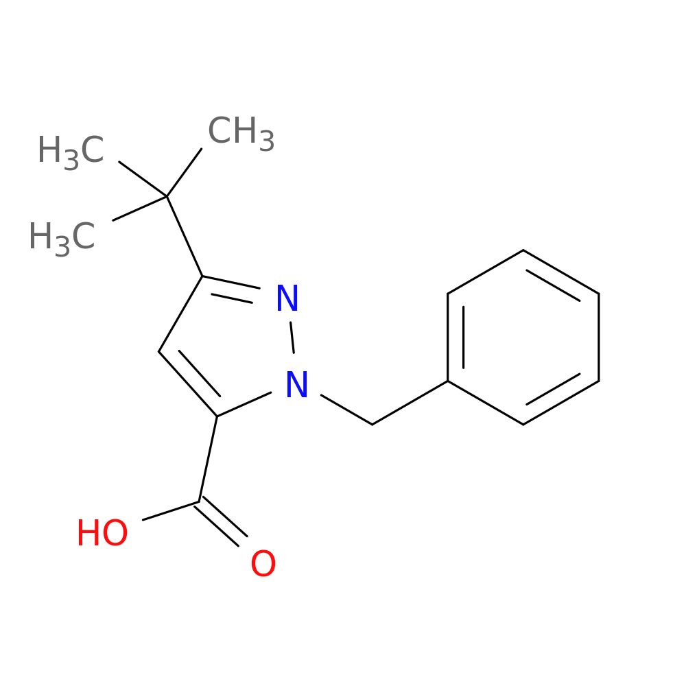 1-BENZYL-3-(TERT-BUTYL)-1H-PYRAZOLE-5-CARBOXYLIC ACID