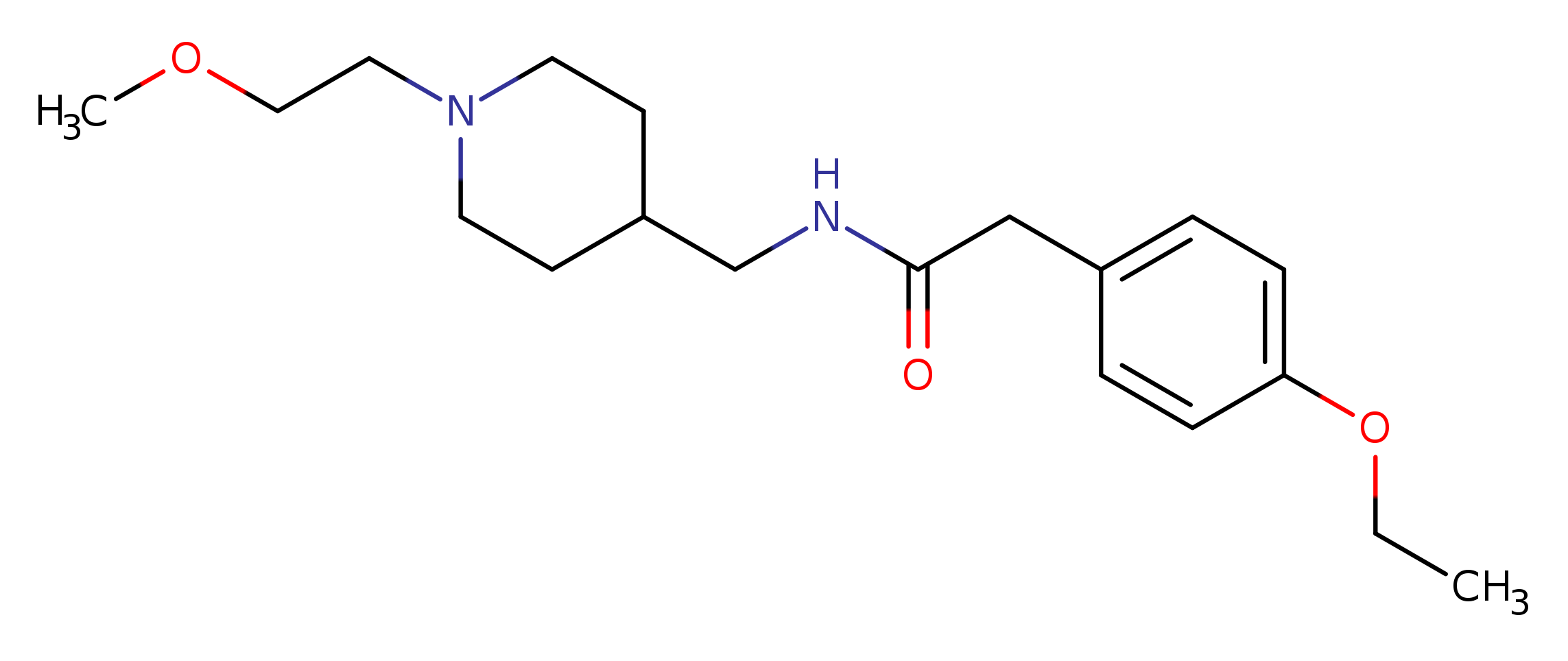 2-(4-ethoxyphenyl)-N-{[1-(2-methoxyethyl)piperidin-4-yl]methyl}acetamide