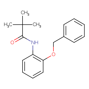 N-[2-(benzyloxy)phenyl]-2,2-dimethylpropanamide