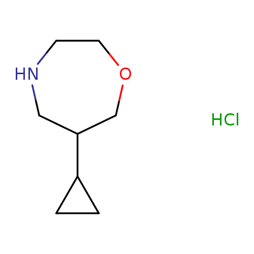 6-cyclopropyl-1,4-oxazepane hydrochloride