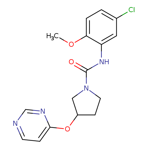 N-(5-chloro-2-methoxyphenyl)-3-(pyrimidin-4-yloxy)pyrrolidine-1-carboxamide