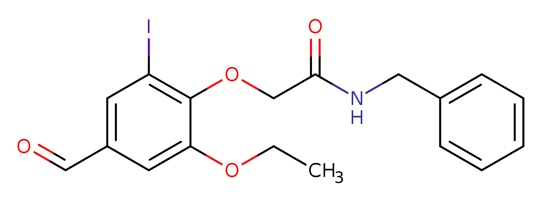 N-benzyl-2-(2-ethoxy-4-formyl-6-iodophenoxy)acetamide