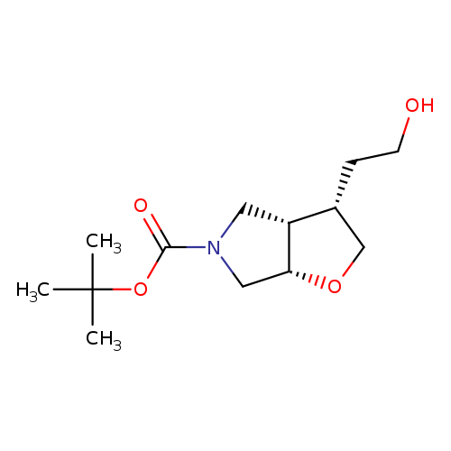 RACEMIC-(3S,3AS,6AS)-TERT-BUTYL 3-(2-HYDROXYETHYL)TETRAHYDRO-2H-FURO[2,3-C]PYRROLE-5(3H)-CARBOXYLATE