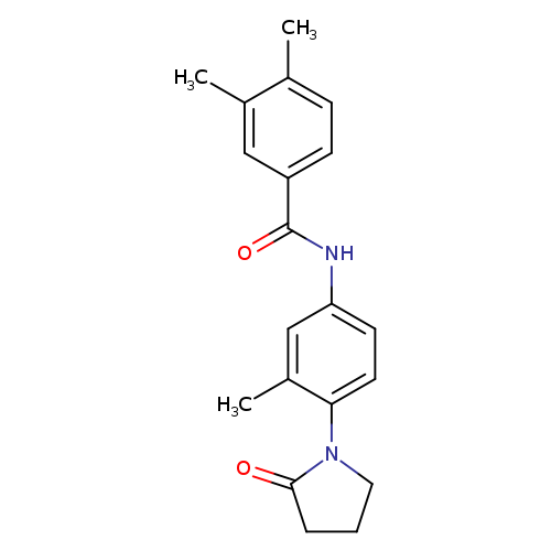 3,4-dimethyl-N-[3-methyl-4-(2-oxopyrrolidin-1-yl)phenyl]benzamide