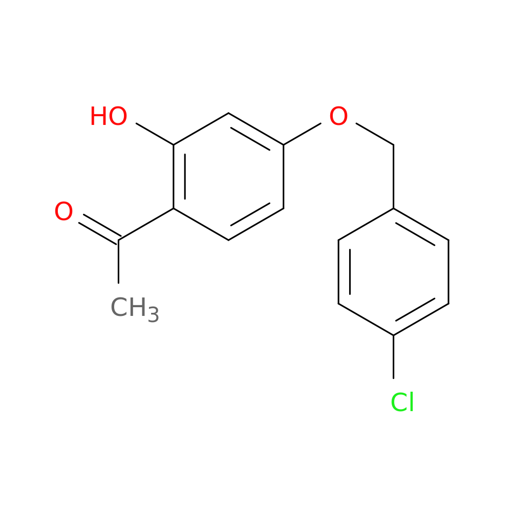 Ethanone, 1-[4-[(4-chlorophenyl)methoxy]-2-hydroxyphenyl]-