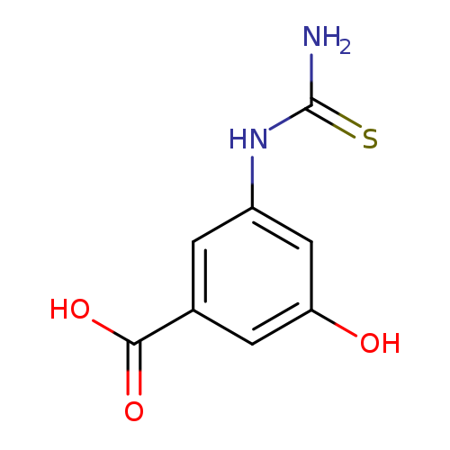 3-(carbamothioylamino)-5-hydroxybenzoic acid