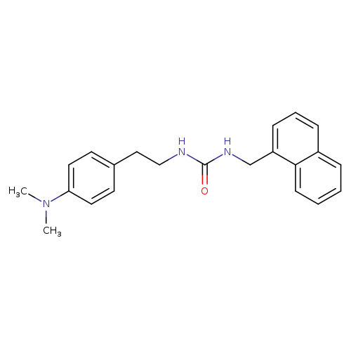 1-{2-[4-(dimethylamino)phenyl]ethyl}-3-[(naphthalen-1-yl)methyl]urea