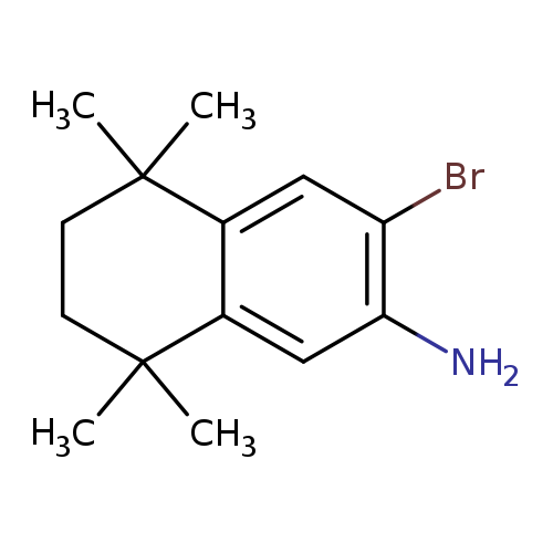3-bromo-5,5,8,8-tetramethyl-5,6,7,8-tetrahydronaphthalen-2-amine