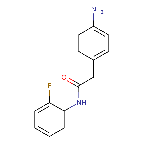 2-(4-aminophenyl)-N-(2-fluorophenyl)acetamide