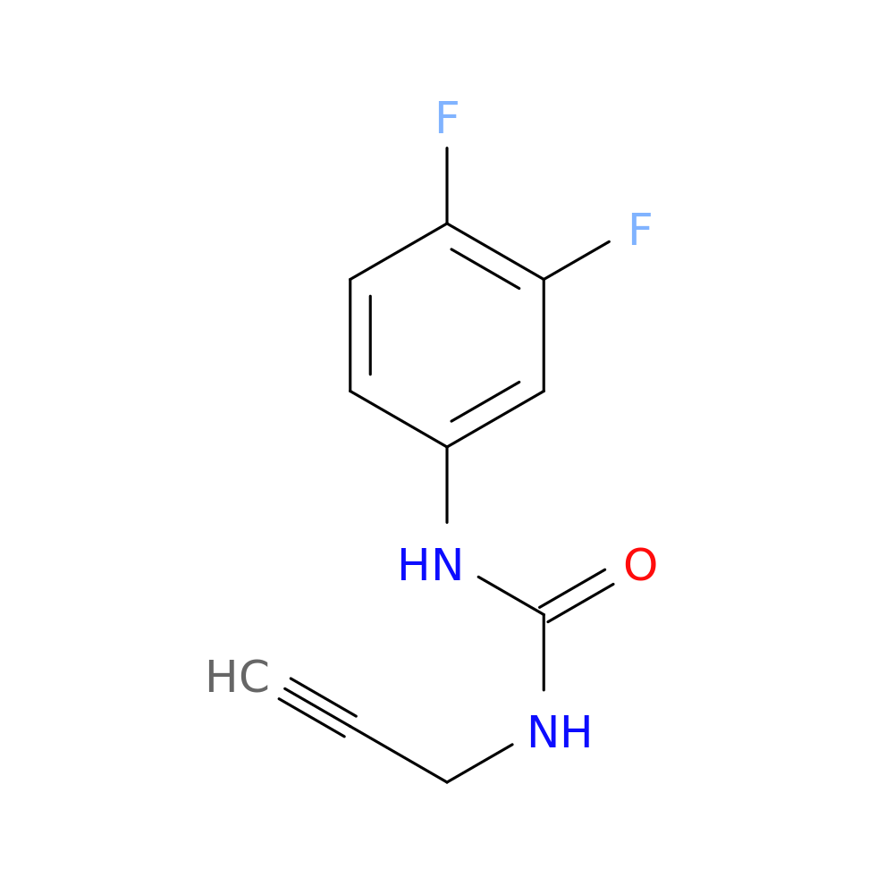 1-(3,4-difluorophenyl)-3-(prop-2-yn-1-yl)urea