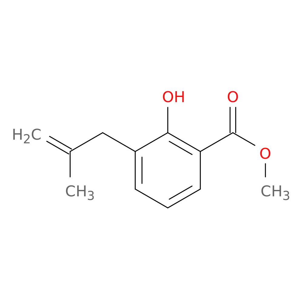 Methyl 2-hydroxy-3-(2-methylallyl)benzoate