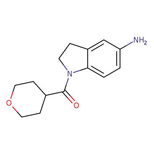 1-(Oxane-4-carbonyl)-2,3-dihydro-1H-indol-5-amine