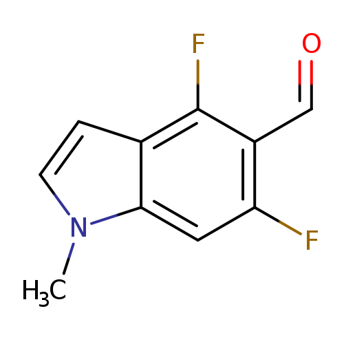 4,6-Difluoro-1-methyl-1h-indole-5-carbaldehyde