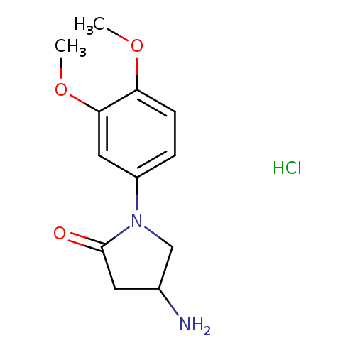 4-amino-1-(3,4-dimethoxyphenyl)pyrrolidin-2-one hydrochloride