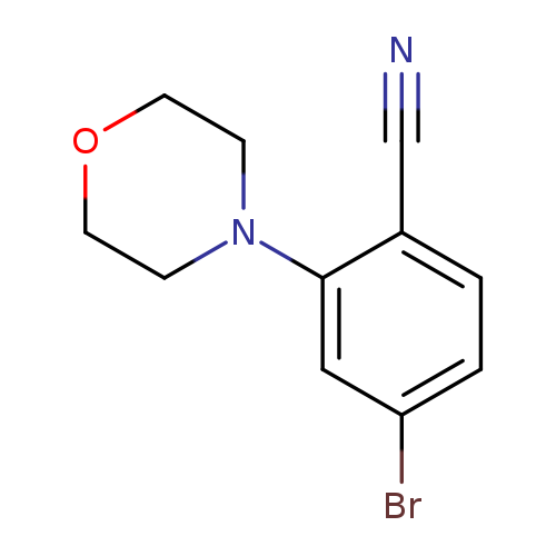 4-Bromo-2-(morpholin-4-yl)benzonitrile
