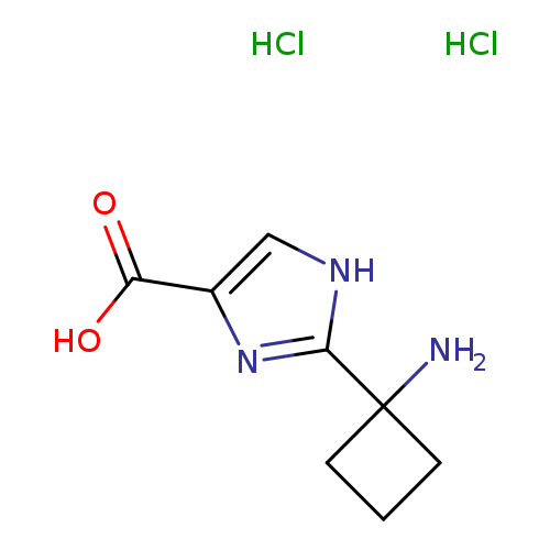 2-(1-aminocyclobutyl)-1H-imidazole-4-carboxylic acid dihydrochloride
