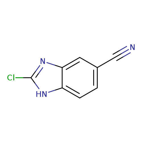 1H-Benzimidazole-5-carbonitrile,2-chloro-(9CI)