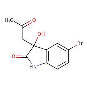 5-Bromo-3-hydroxy-3-(2-oxopropyl)indolin-2-one