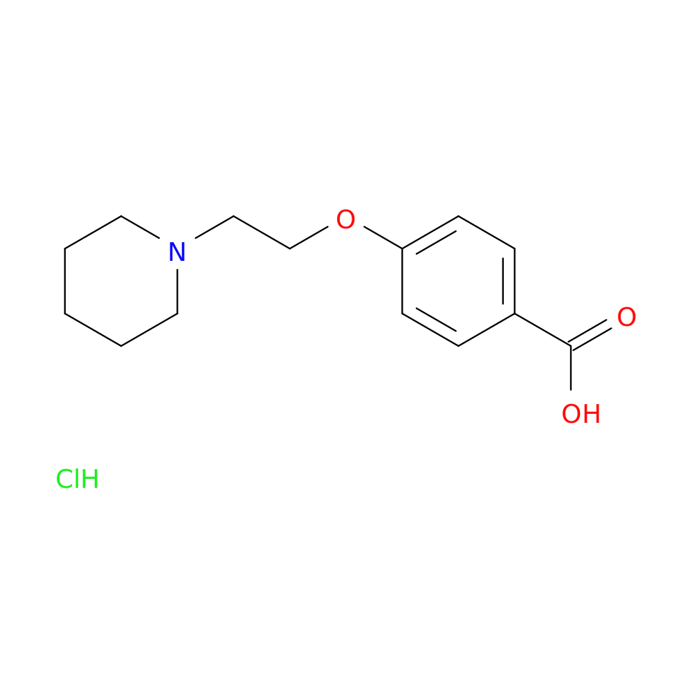 4-[2-(1-Piperidyl)ethoxy]benzoic Acid Hydrochloride