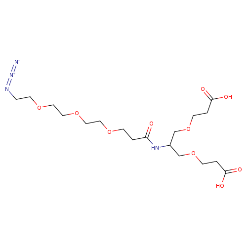 2-(Azido-PEG3-amido)-1,3-bis(carboxylethoxy)propane
