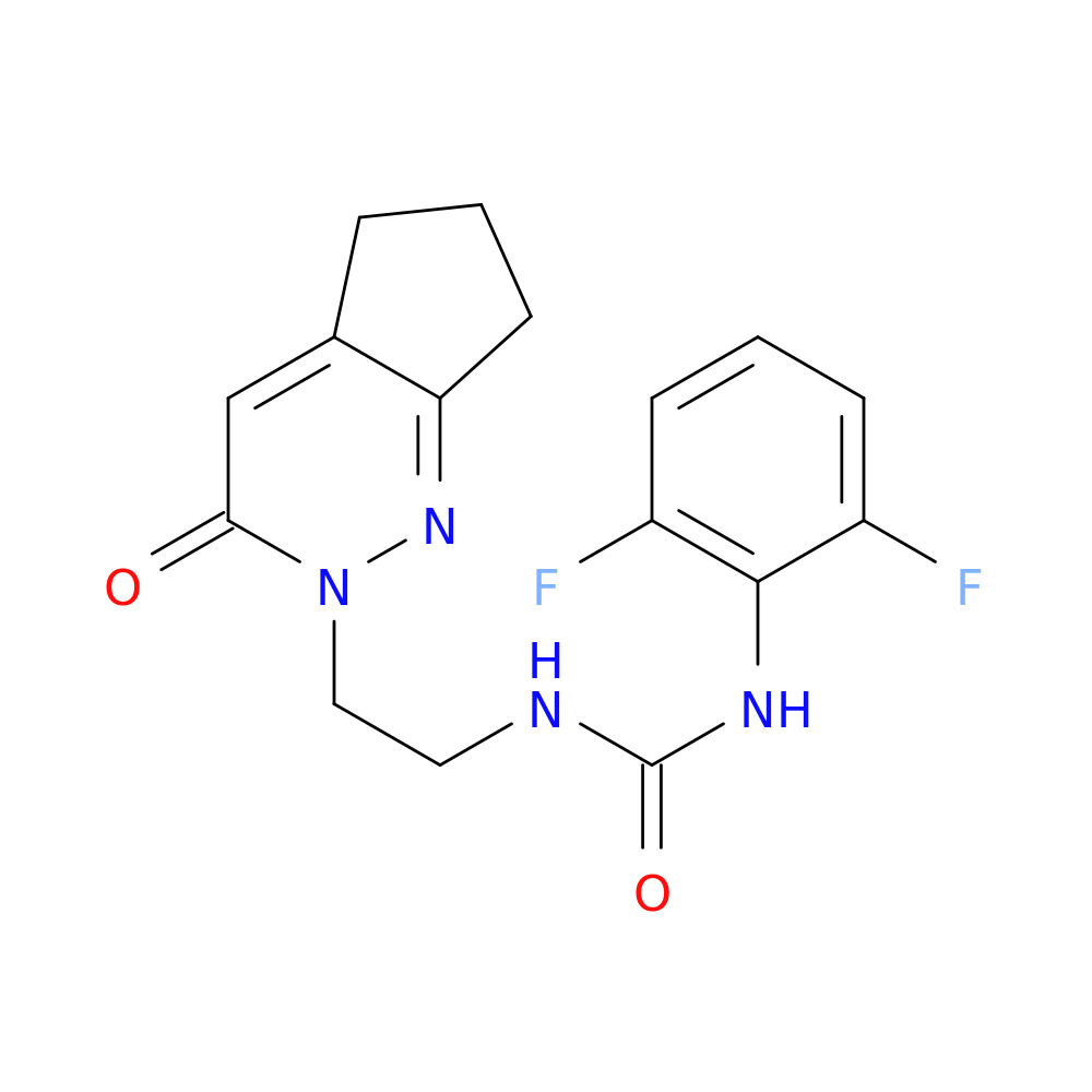 1-(2,6-difluorophenyl)-3-(2-{3-oxo-2H,3H,5H,6H,7H-cyclopenta[c]pyridazin-2-yl}ethyl)urea