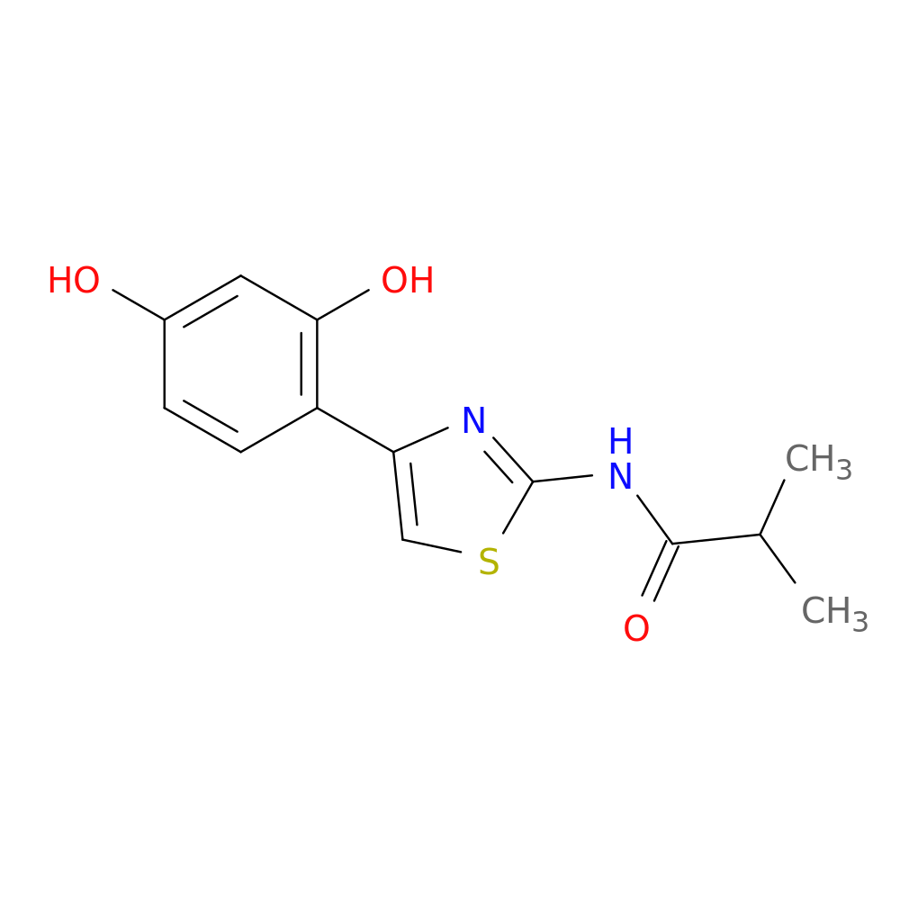 N-[4-(2,4-Dihydroxyphenyl)-2-thiazolyl]-2-methylpropanamide