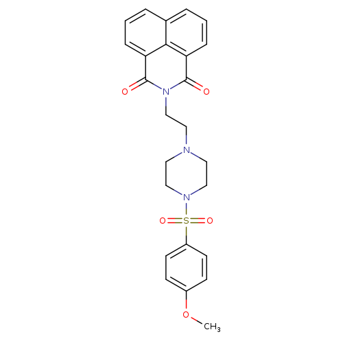 3-{2-[4-(4-methoxybenzenesulfonyl)piperazin-1-yl]ethyl}-3-azatricyclo[7.3.1.0^{5,13}]trideca-1(13),5,7,9,11-pentaene-2,4-dione