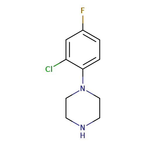 1-(2-chloro-4-fluorophenyl)piperazine