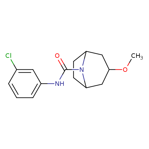 N-(3-chlorophenyl)-3-methoxy-8-azabicyclo[3.2.1]octane-8-carboxamide