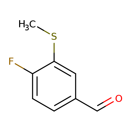 4-Fluoro-3-(methylsulfanyl)benzaldehyde