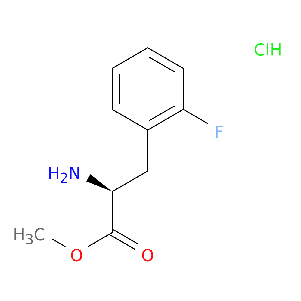 (S)-2-Amino-3-(2-fluoro-phenyl)-propionic acid methyl ester, HCl