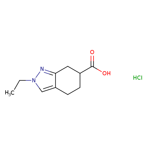 2-ethyl-4,5,6,7-tetrahydro-2H-indazole-6-carboxylicacidhydrochloride