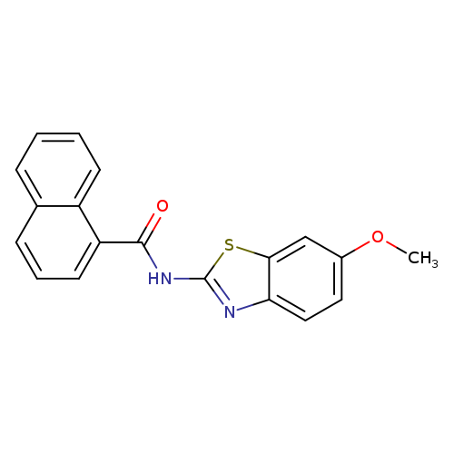 N-(6-methoxy-1,3-benzothiazol-2-yl)naphthalene-1-carboxamide