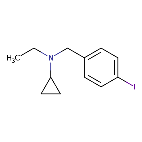 N-Ethyl-N-[(4-iodophenyl)methyl]cyclopropanamine
