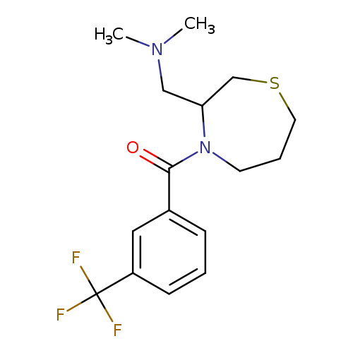 dimethyl({4-[3-(trifluoromethyl)benzoyl]-1,4-thiazepan-3-yl}methyl)amine